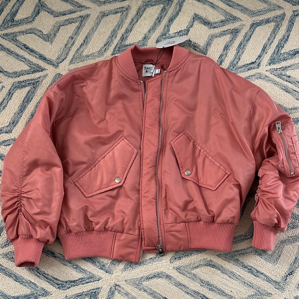Princess Polly Pink Bomber Jacket